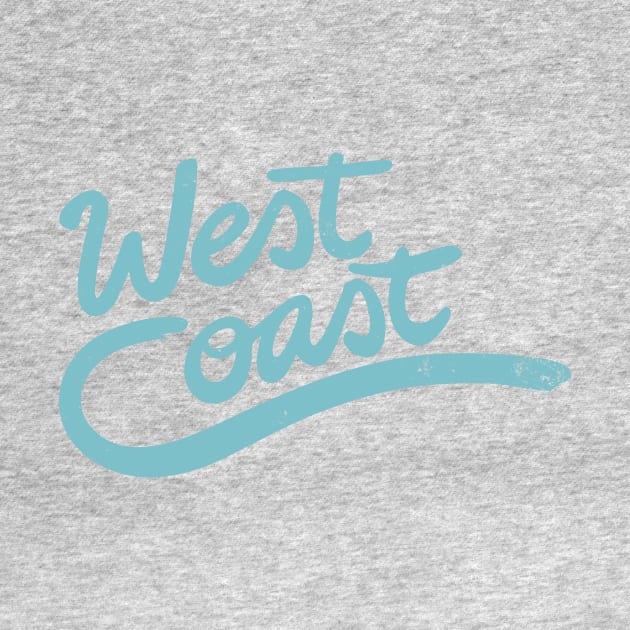 West Coast wave typography by Vanphirst